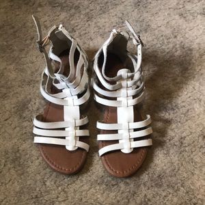 White women’s sandals